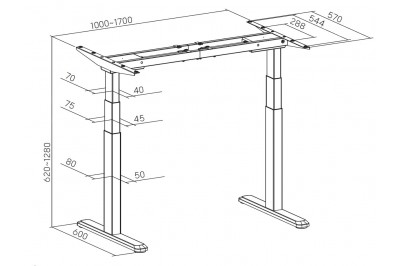 Električno dvižno podnožje optiSMART2